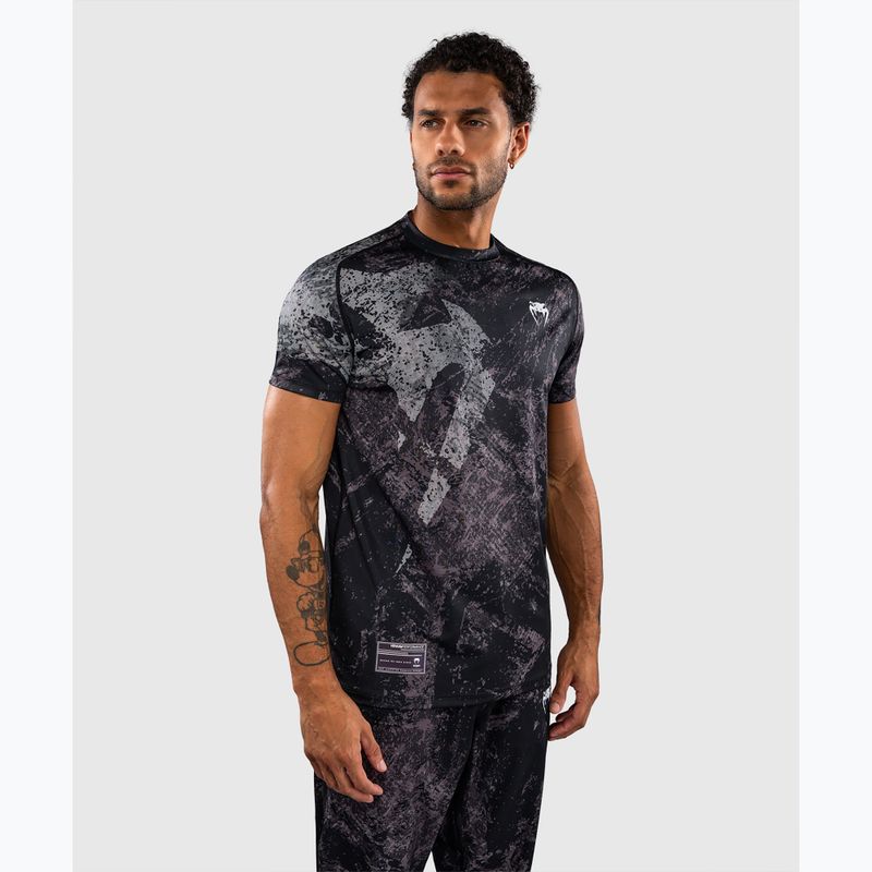 Férfi póló Venum Rage & Workout Dry Tech black/grey 5