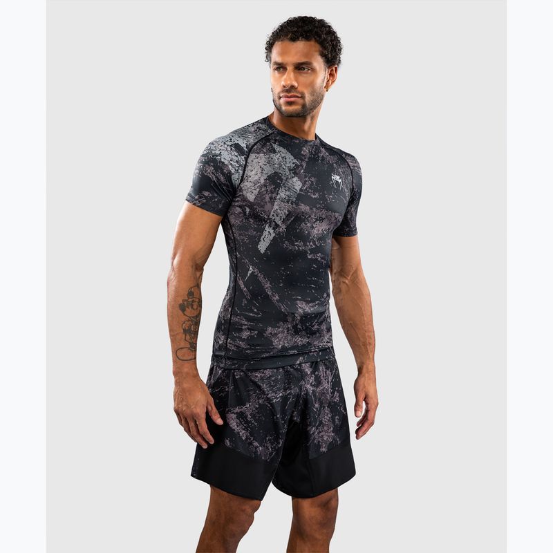 Férfi rashguard Venum Rage & Workout Rashguard SS black/grey 4