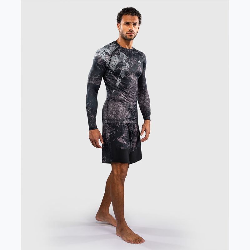 Férfi hosszú ujjú rashguard Venum Rage & Workout Rashguard LS black/grey 2