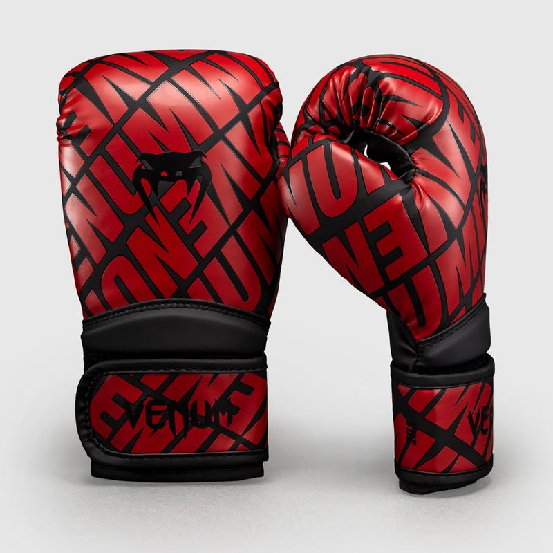 Gyermek bokszkesztyűk Venum Contender 1.5 XT 3D black/red 2
