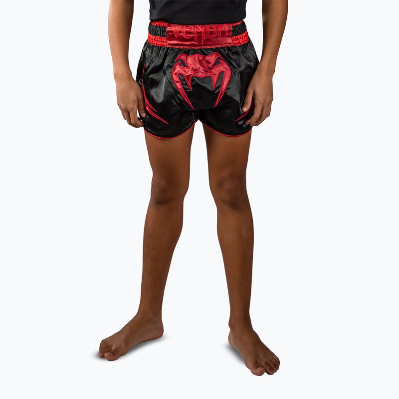 Gyerek edző rövidnadrág Venum Attack Muay Thai black/red