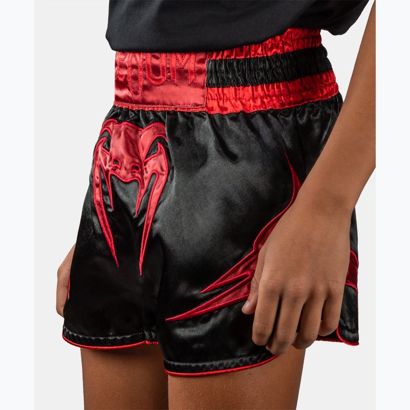 Gyerek edző rövidnadrág Venum Attack Muay Thai black/red 4