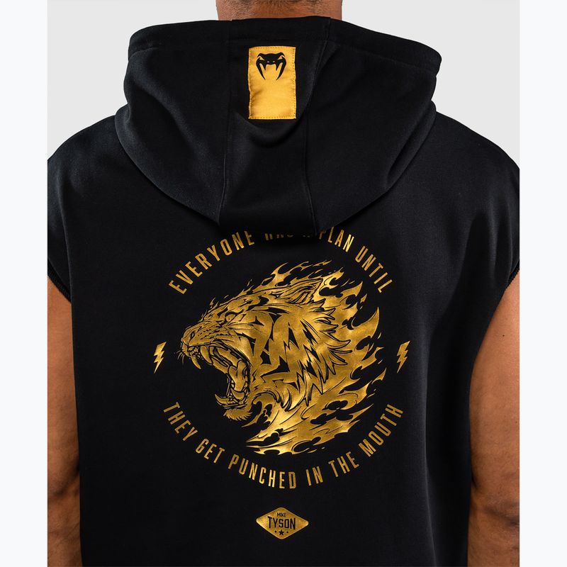 Férfi pulóver Venum x Mike Tyson Tiger Sleeveless Hoodie black/gold 7