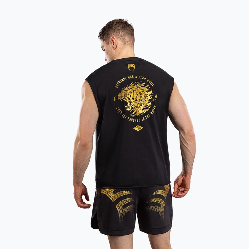 Férfi póló Venum x Mike Tyson Tiger Sleeveless black/gold 2