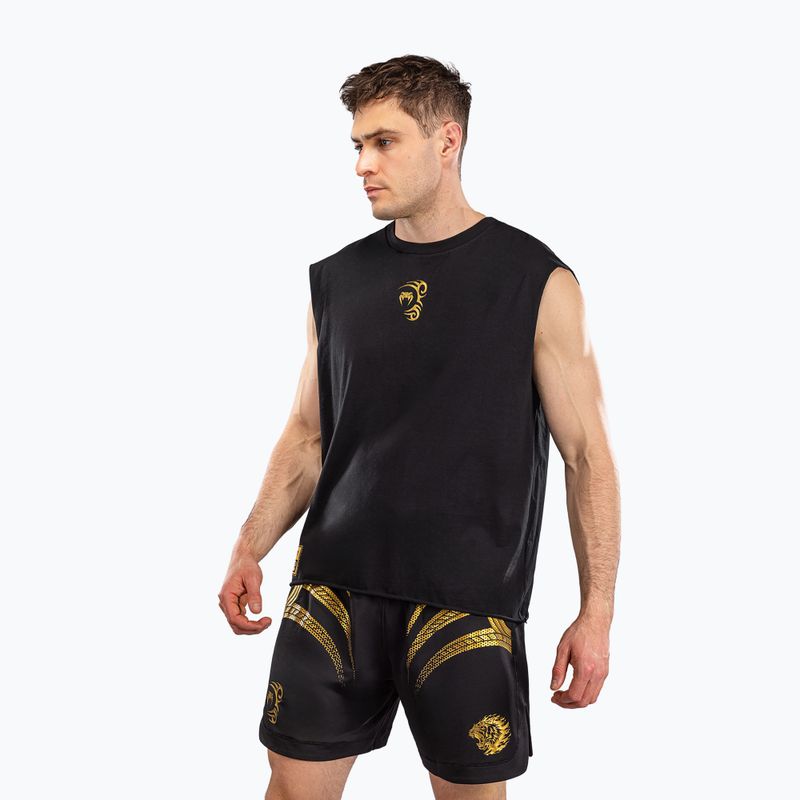 Férfi póló Venum x Mike Tyson Tiger Sleeveless black/gold 3