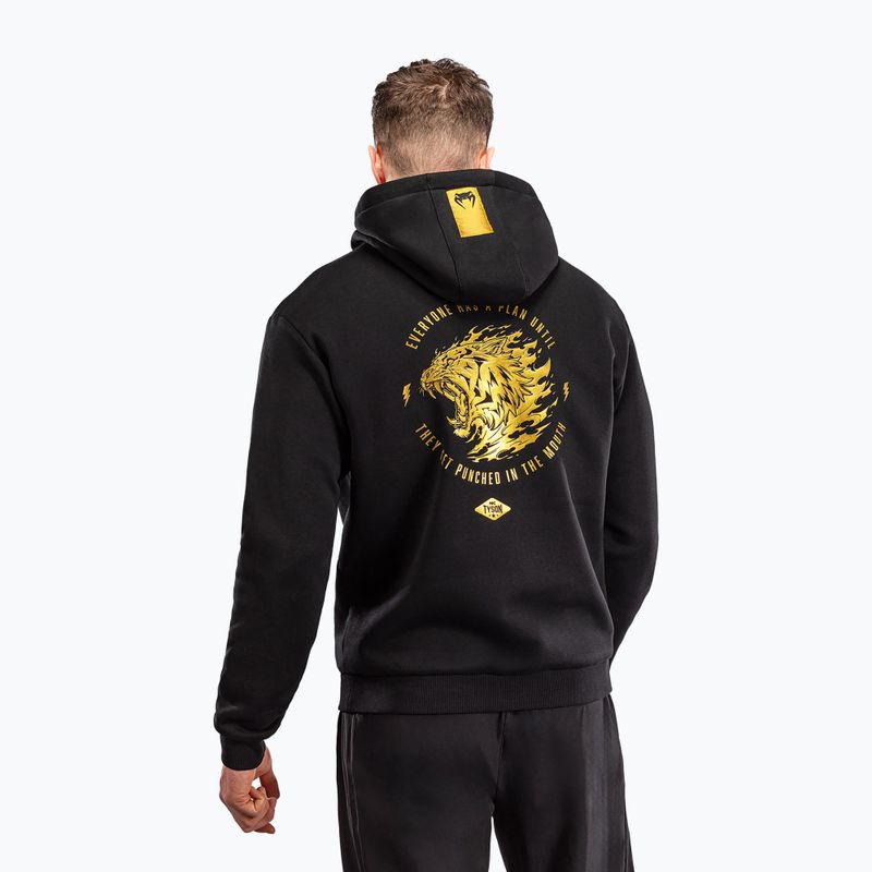 Férfi pulóver Venum x Mike Tyson Tiger Hoodie black/gold 2