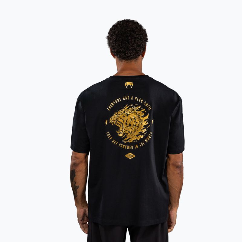 Férfi póló Venum x Mike Tyson Tiger black/gold 2