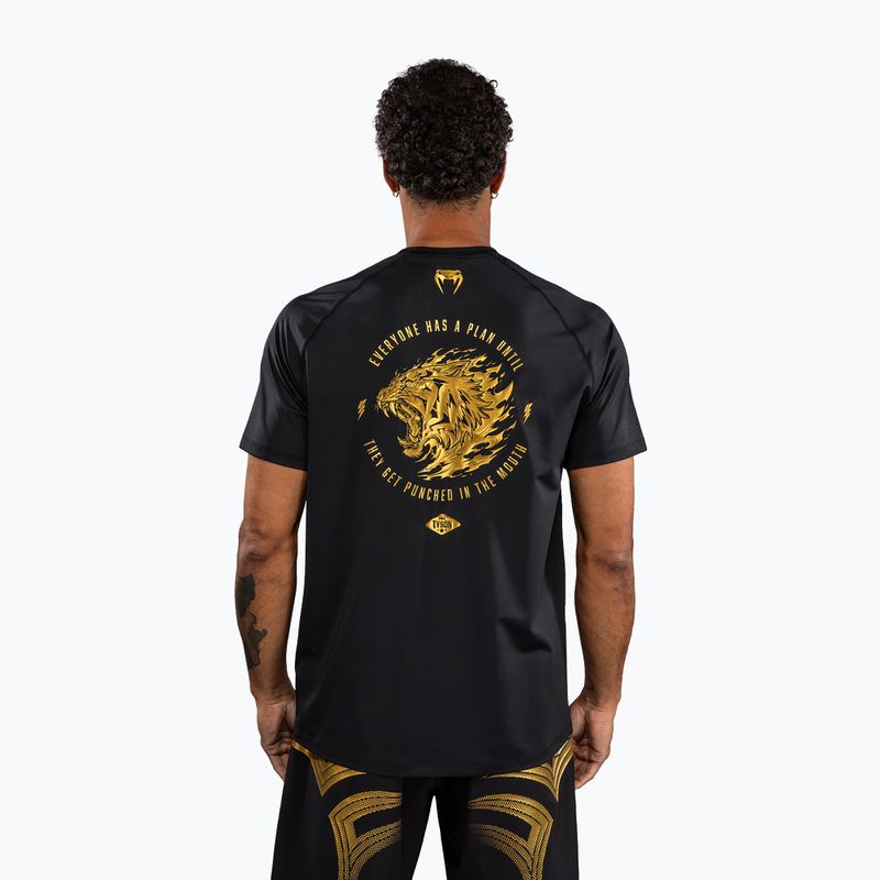 Férfi póló Venum x Mike Tyson Tiger Dry Tech black/gold 3