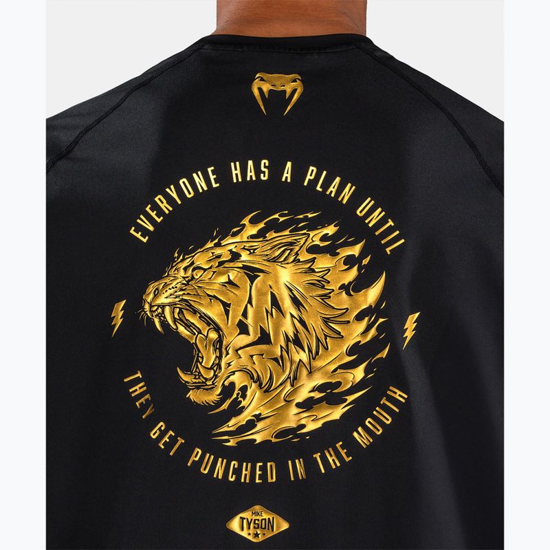 Férfi póló Venum x Mike Tyson Tiger Dry Tech black/gold 6