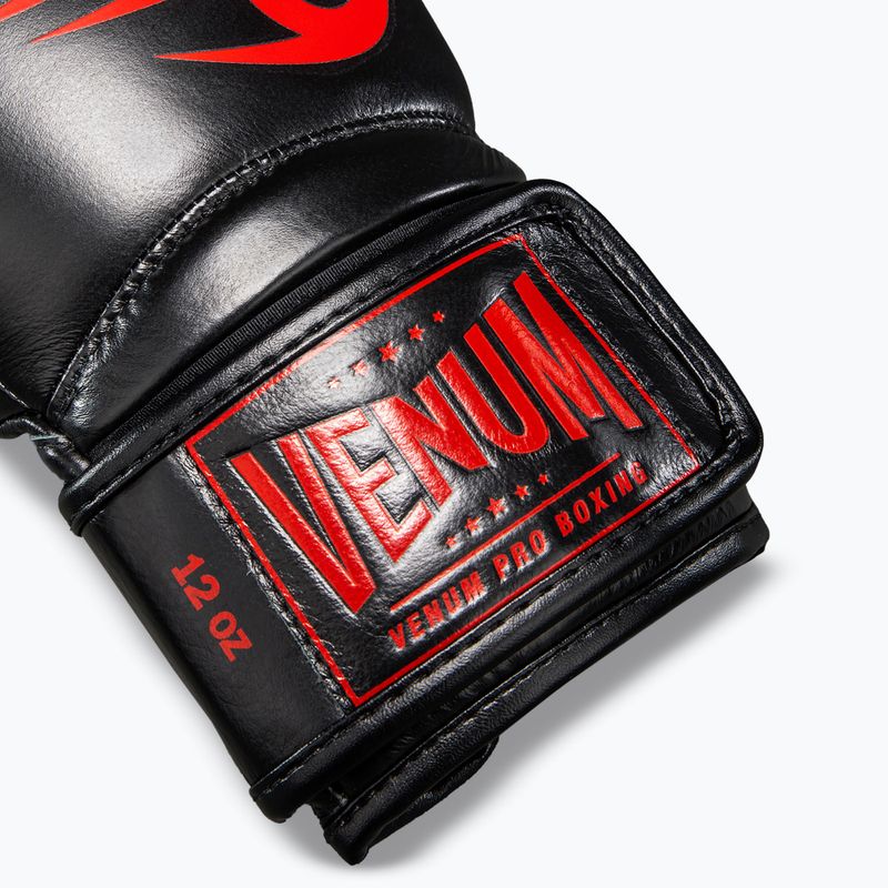 Bokszkesztyűk Venum Giant 2.0 Mike Tyson Pro Boxing black/red 4