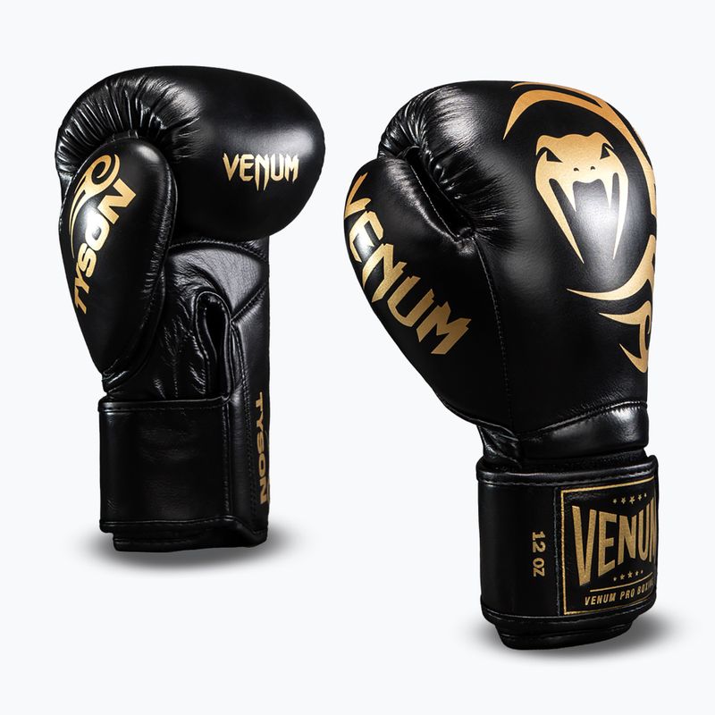 Bokszkesztyűk Venum Giant 2.0 Mike Tyson Pro Boxing black/gold 2
