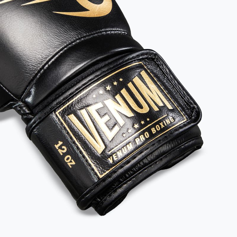 Bokszkesztyűk Venum Giant 2.0 Mike Tyson Pro Boxing black/gold 4