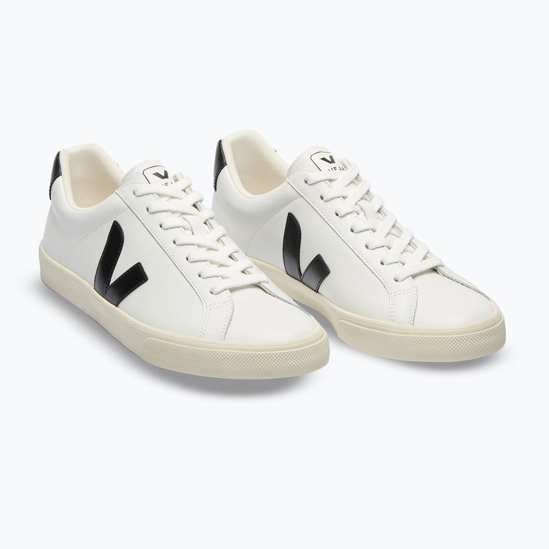 Női cipők VEJA Esplar Logo Leather extra white/black