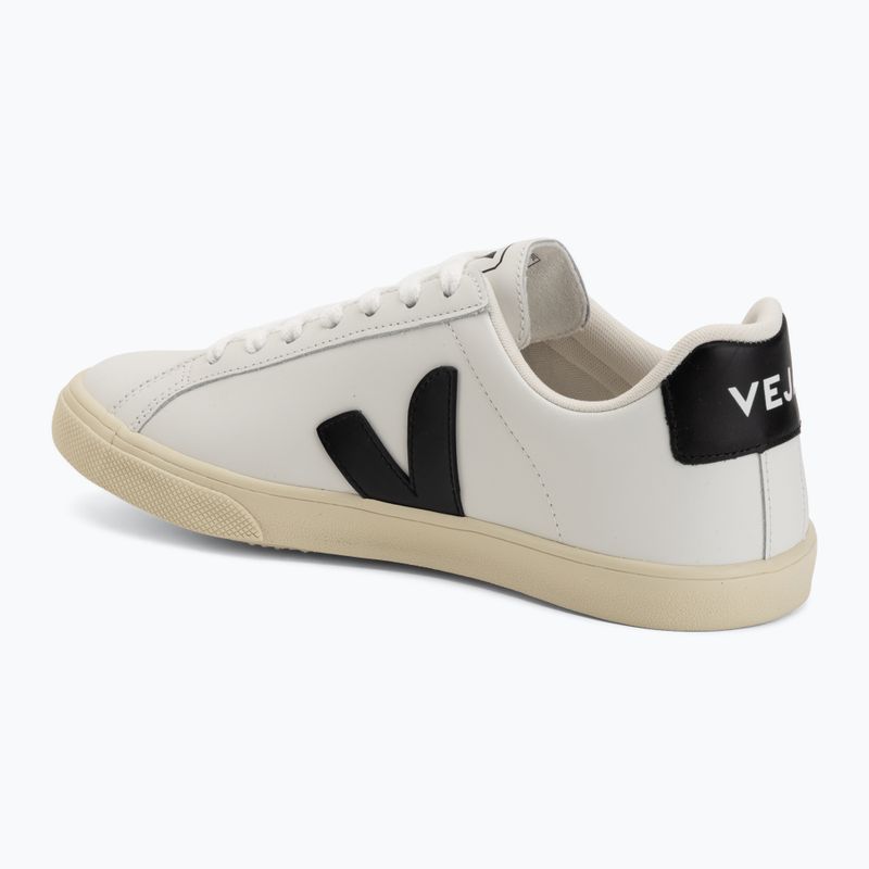 Női cipők VEJA Esplar Logo Leather extra white/black 3
