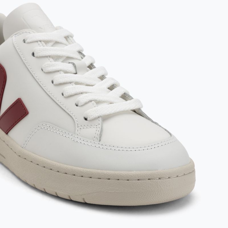 Férfi cipők VEJA V-12 Leather white/marsala/navy 7
