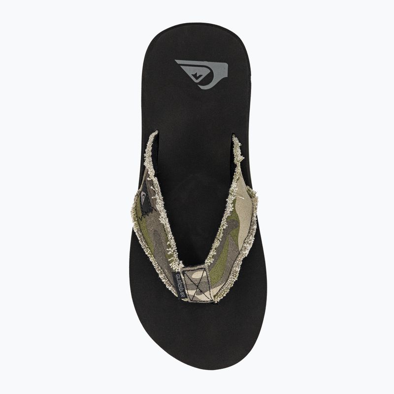 Férfi flip flopok Quiksilver Monkey Abyss green/brown/black 6