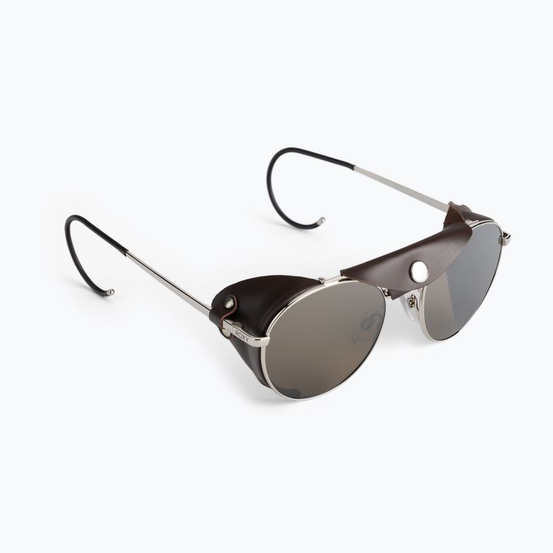 Női napszemüveg ROXY Blizzard 2021 shiny silver/brown leather