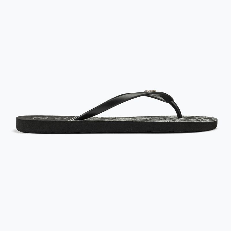 Női flip-flop papucs ROXY Viva Stamp II black/white 2