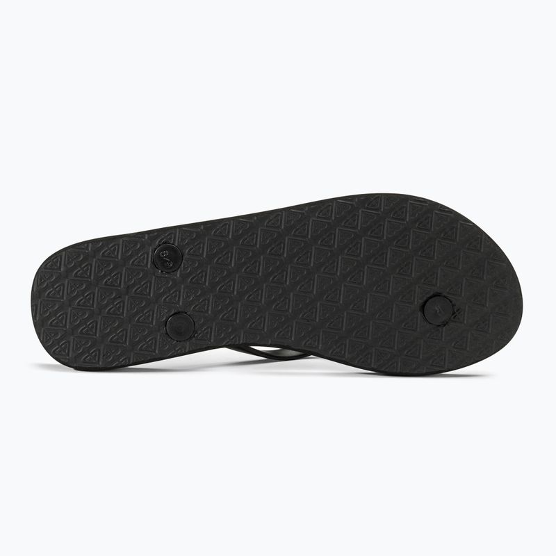 Női flip-flop papucs ROXY Viva Stamp II black/white 4