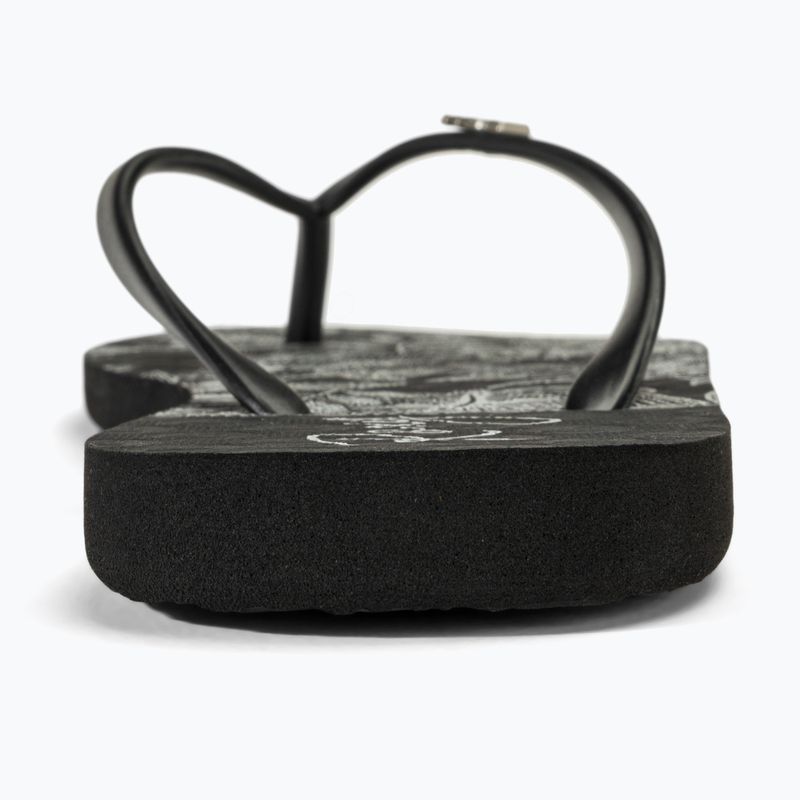 Női flip-flop papucs ROXY Viva Stamp II black/white 6
