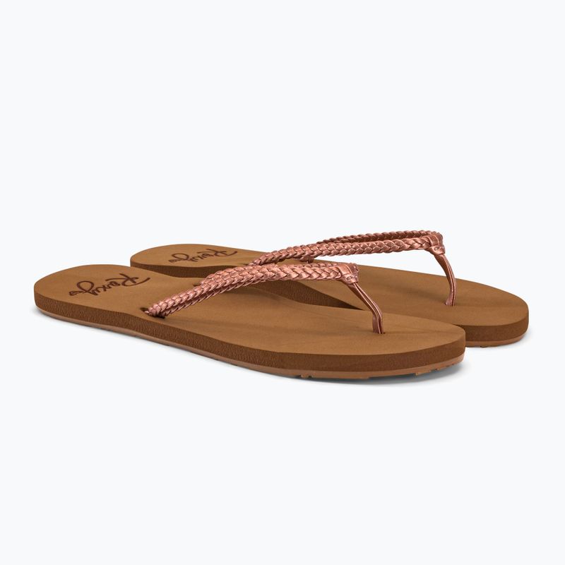 Női flip flopok ROXY Costas 2021 rose gold 4