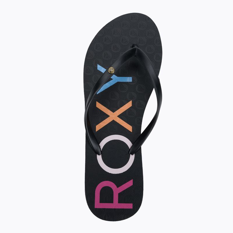 Női flip flopok ROXY Sandy III 2021 black multi 6