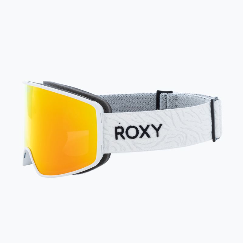 Női snowboard szemüveg ROXY Storm Women 2021 bright white/amber rose ml red 4