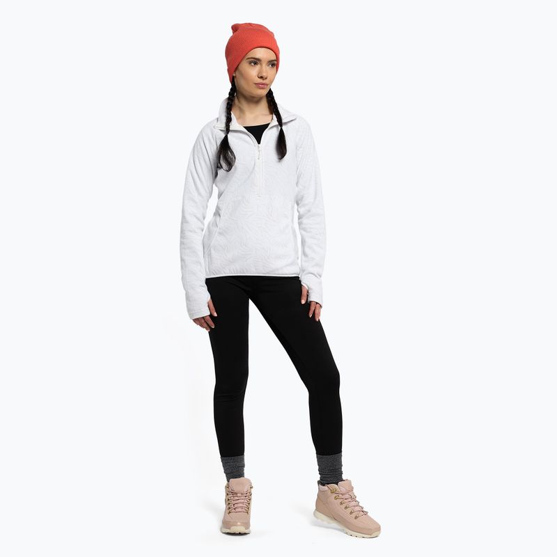 Női snowboard pulóver ROXY Cascade 2021 bright white zebra print 2