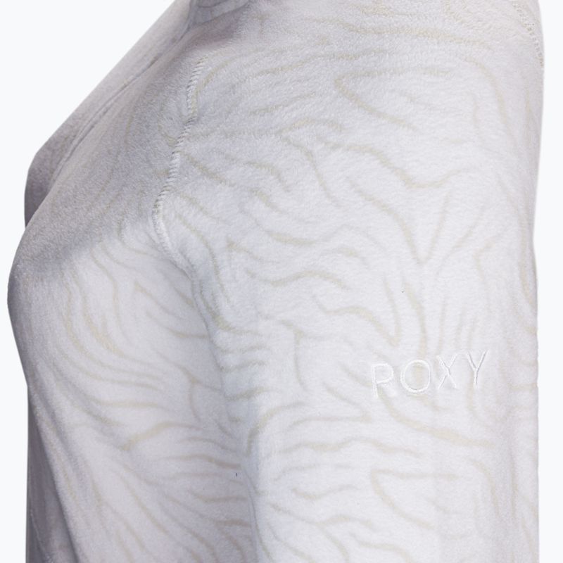 Női snowboard pulóver ROXY Cascade 2021 bright white zebra print 9