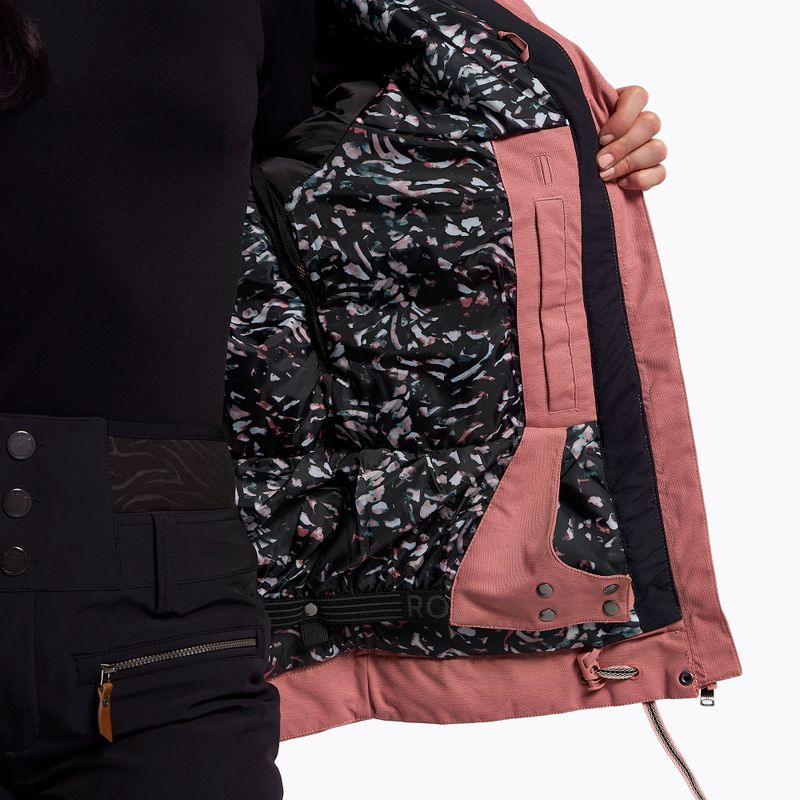 Női snowboard kabát ROXY Meade 2021 dusty rose 12