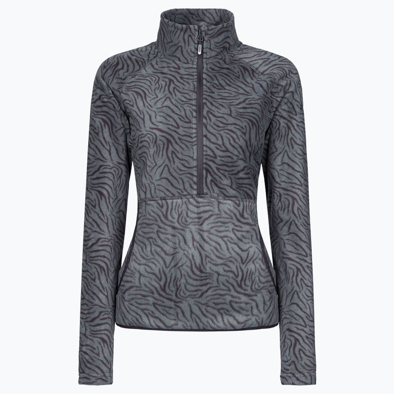 Női snowboard pulóver ROXY Cascade 2021 true black zebra print 8
