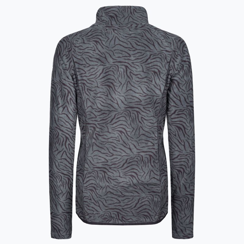 Női snowboard pulóver ROXY Cascade 2021 true black zebra print 9