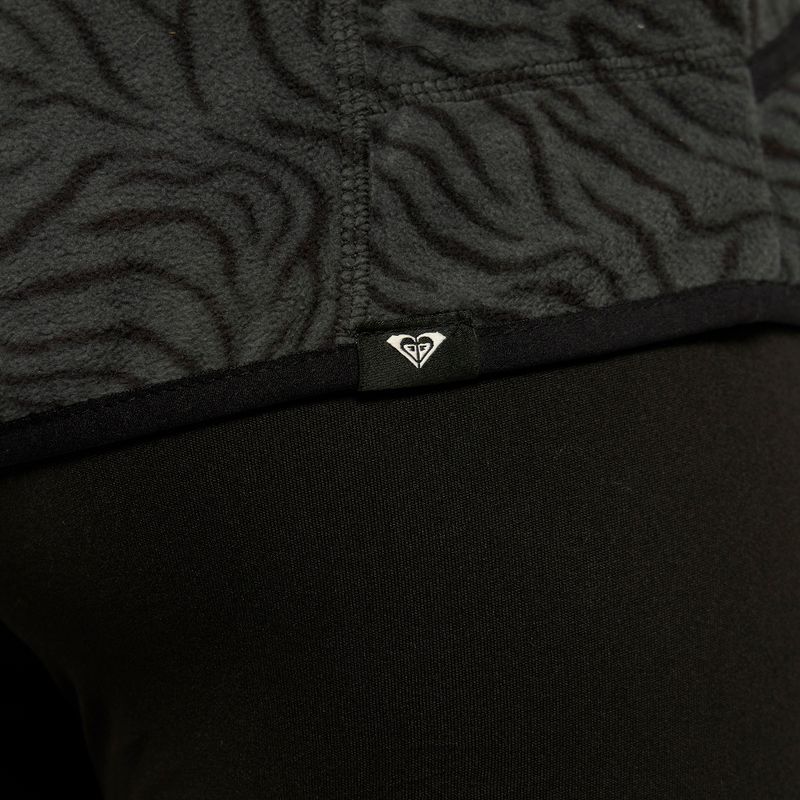 Női snowboard pulóver ROXY Cascade 2021 true black zebra print 6