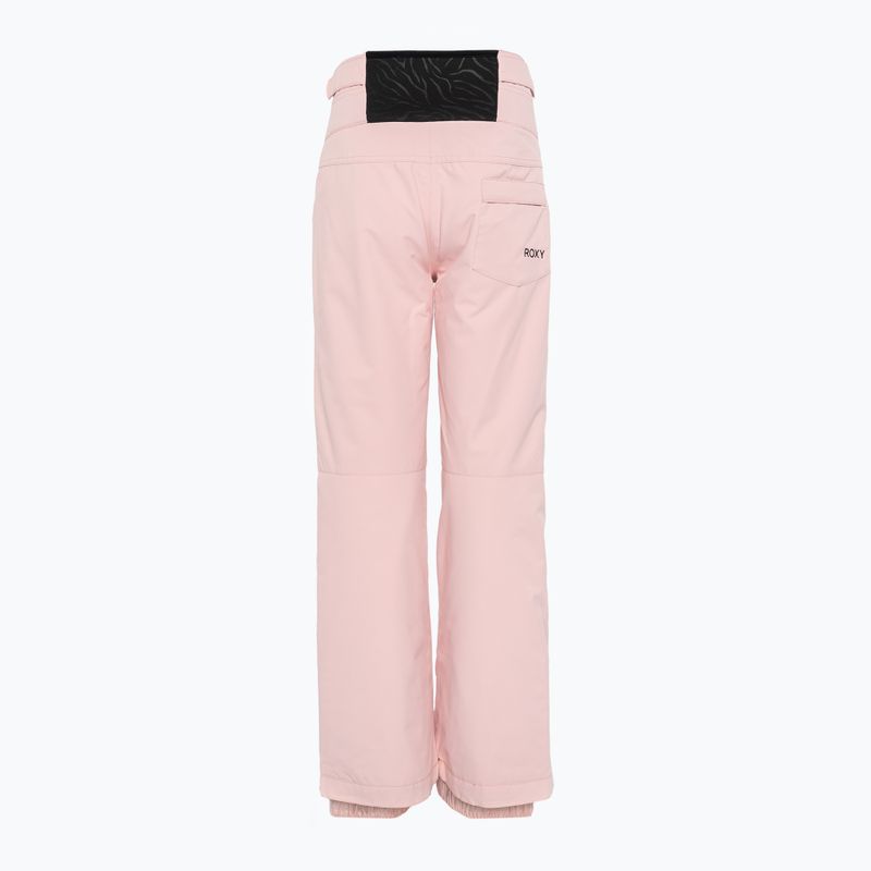 Gyermek snowboard nadrág ROXY Diversion 2021 powder pink 2