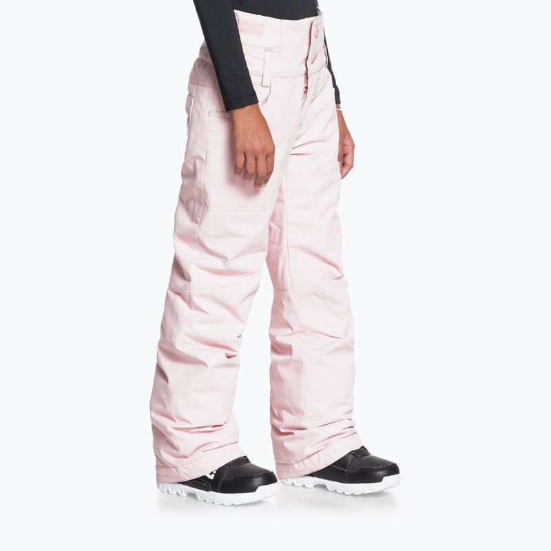 Gyermek snowboard nadrág ROXY Diversion 2021 powder pink 6