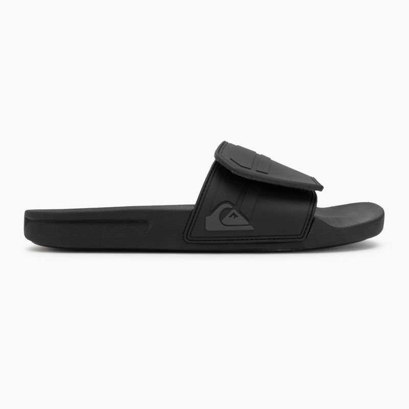 Quiksilver Rivi Slide Adjust fekete/szürke/fekete férfi flip-flopok 2