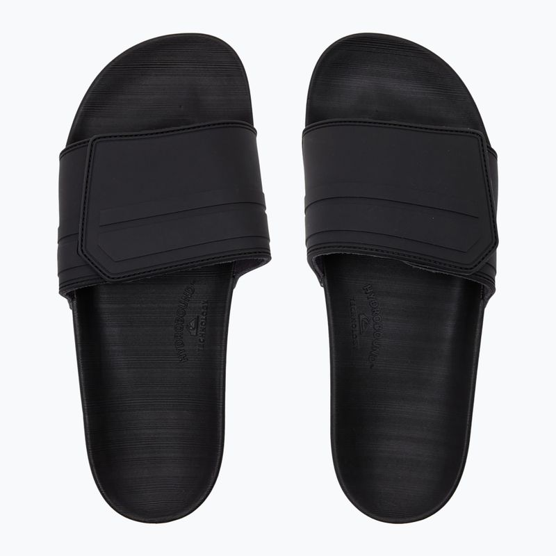 Quiksilver Rivi Slide Adjust fekete/szürke/fekete férfi flip-flopok 2