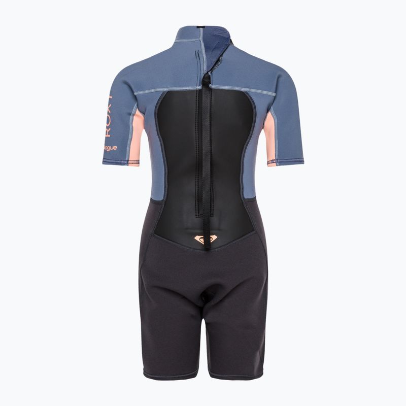 Gyermek úszóhab ROXY 2/2 Prologue Girl BZ SS SP FL 2021 cloud black/powderdgrey/sunglow 3
