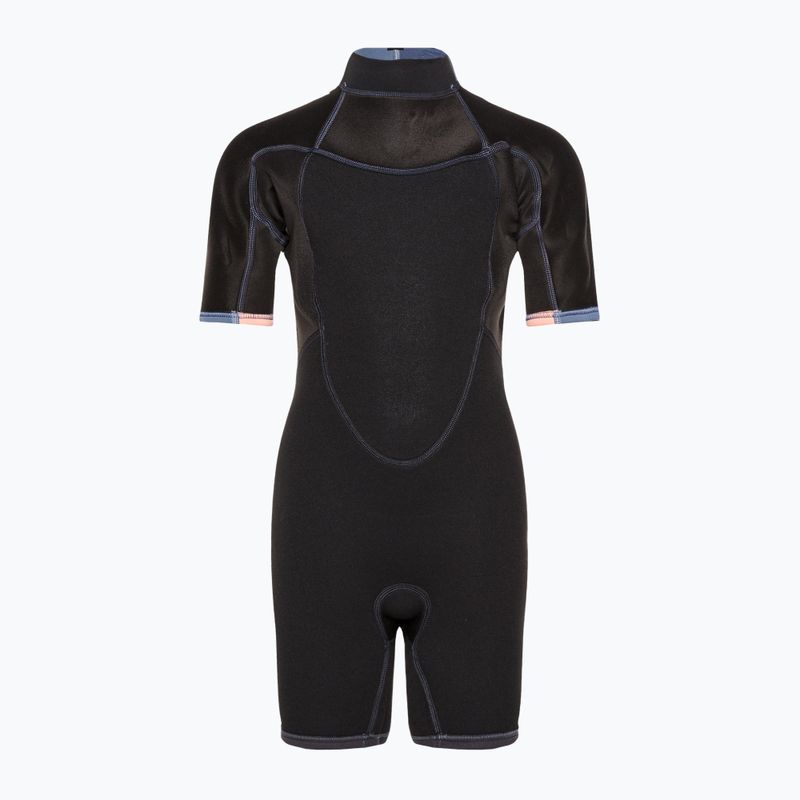 Gyermek úszóhab ROXY 2/2 Prologue Girl BZ SS SP FL 2021 cloud black/powderdgrey/sunglow 4
