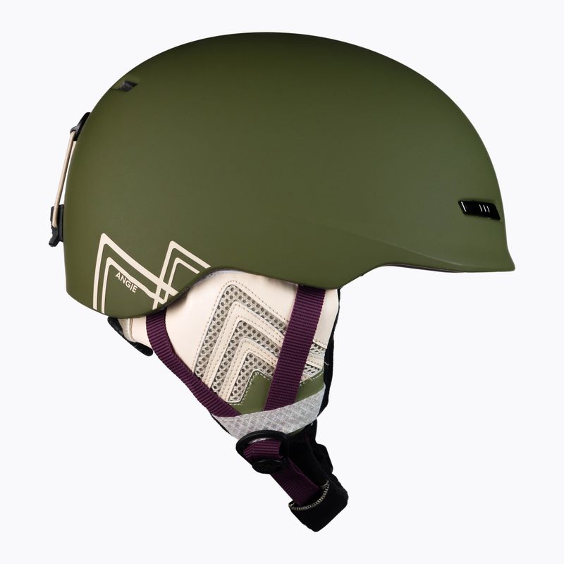 Női snowboard sisak ROXY Angie 2021 burnt olive 3