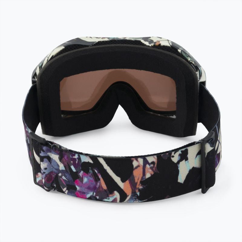 Női snowboard szemüveg ROXY Sunset ART J 2021 true black superlights /amber rose ml super silver 3