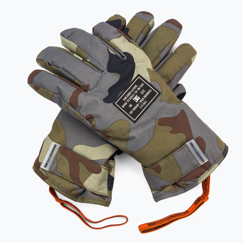 Férfi snowboard kesztyűk DC Franchise woodland/camo/castlerock 4