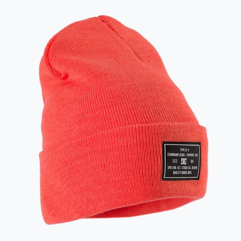 Női téli sapka DC Label hot coral