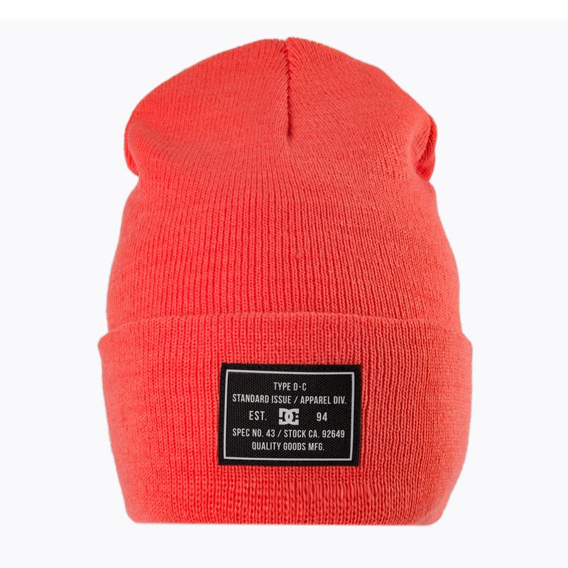 Női téli sapka DC Label hot coral 2