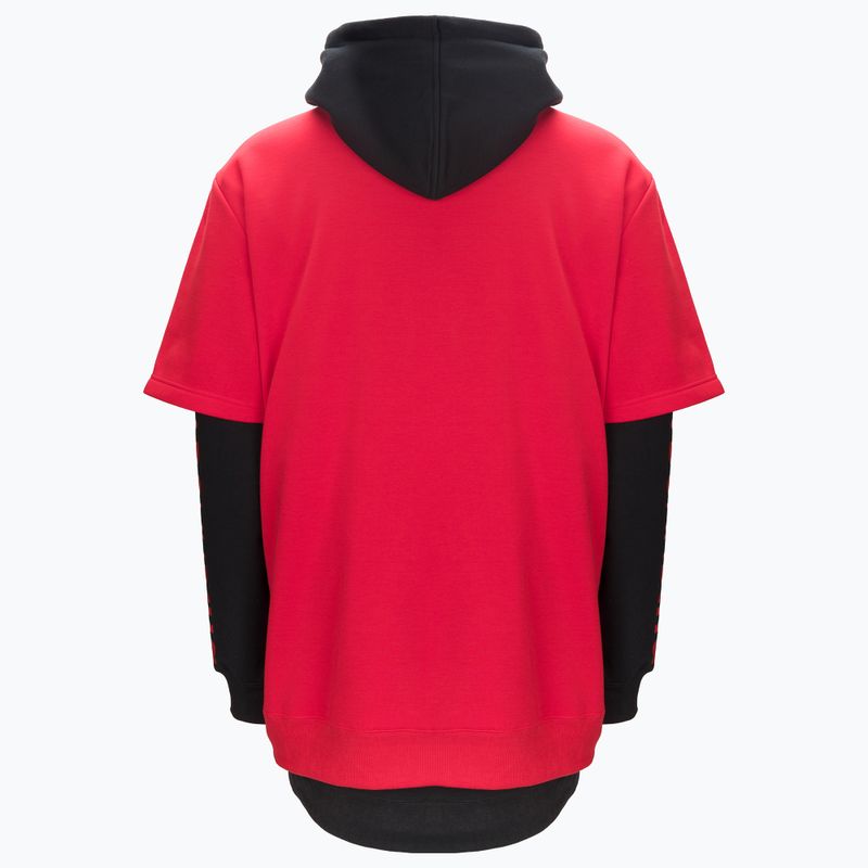 Férfi snowboard pulóver DC Dryden racing red 2