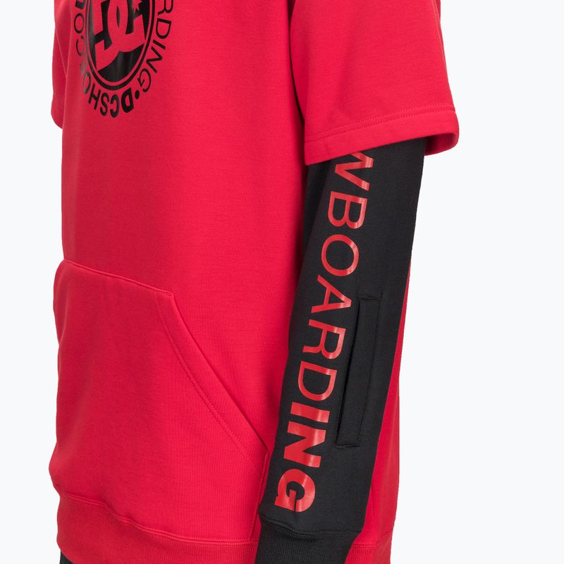 Férfi snowboard pulóver DC Dryden racing red 4