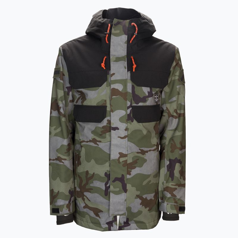 Férfi snowboard kabát DC Haven woodland camo castlerock