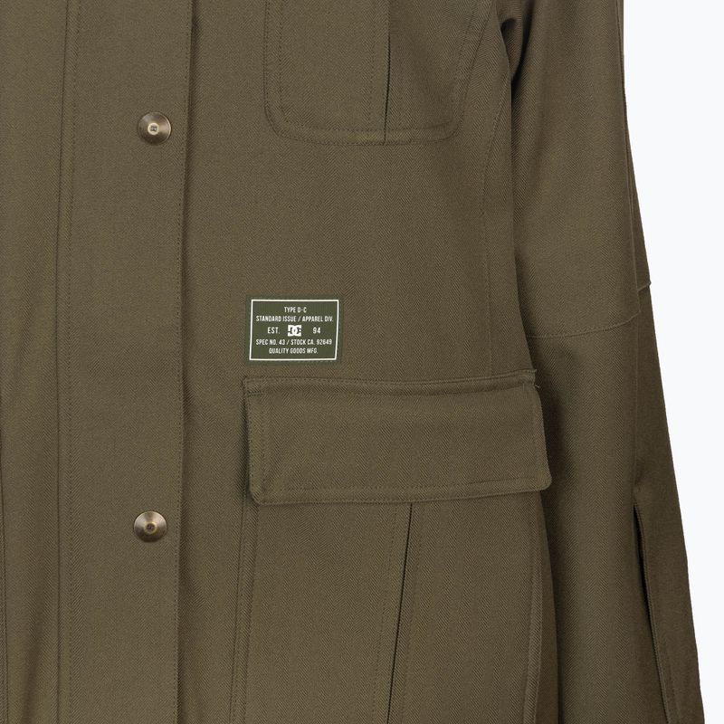 Női snowboard kabát DC Liberate olive night 3