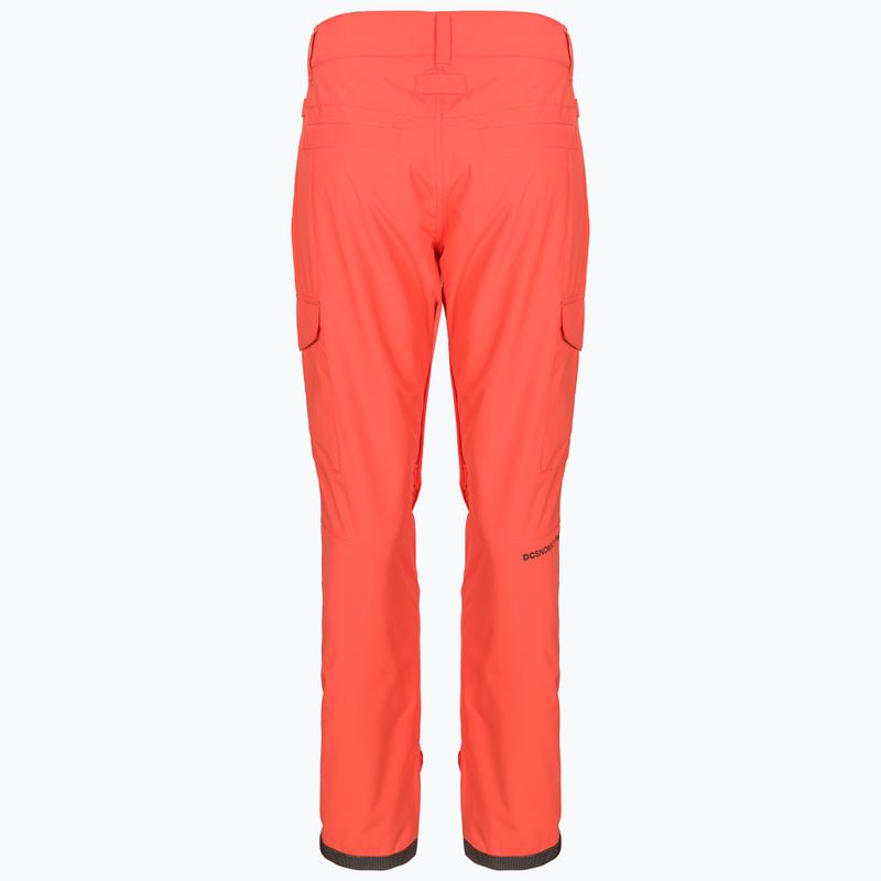 Női snowboard nadrág DC Nonchalant hot coral 8