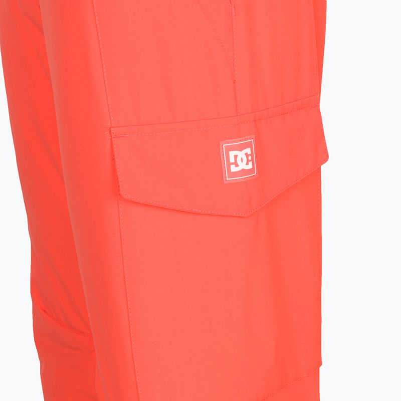 Női snowboard nadrág DC Nonchalant hot coral 9